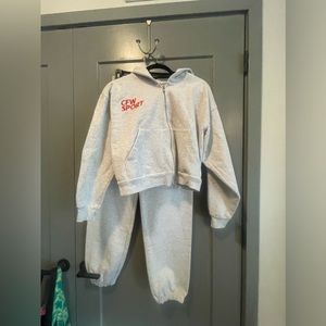 NWOT Constructed for women cfw sweatshirt and sweatpants set